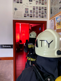 Feltételezés szerint a titkárságon volt tűz