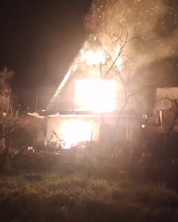 Hétvégi ház égett Nyírpazonyban