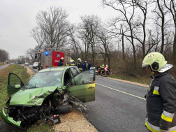 Baleset utáni helyszíni fotó