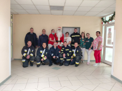 fehérgyarmati tűzoltók a kórházban