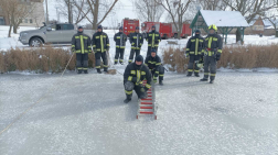 nyírbátori tűzoltók gyakorlata