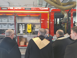 Gépjárműfecskendő átadás Kisvárdán