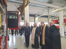 Gépjárműfecskendő átadás Kisvárdán