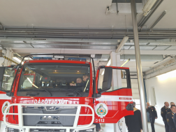 Gépjárműfecskendő átadás Kisvárdán