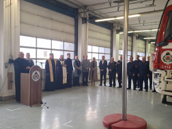 Gépjárműfecskendő átadás Kisvárdán