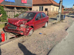 Nyírcsaholyi baleset, személygépkocsi