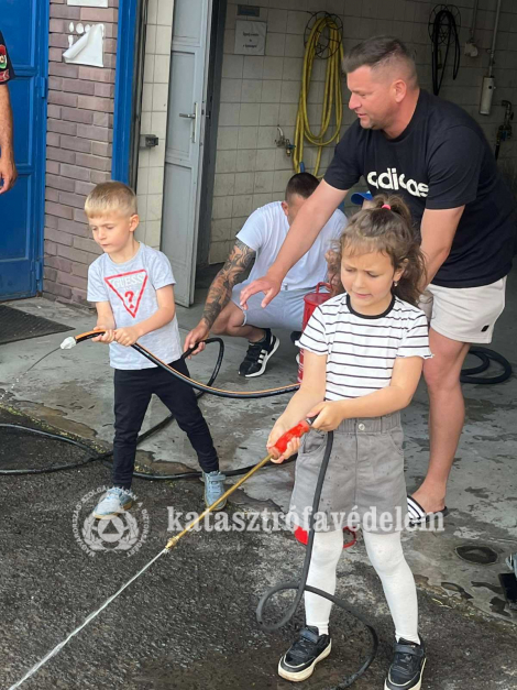 Kisvárdai tűzoltás, persze csak játékból