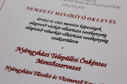 Nemzeti minősítő oklevél.
